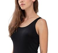 Mey Canotta Sportiva con Spalline Larghe in Bianco Champagne e Nero Taglie: 38-48. Marchio Dimensione 42 Schwarz