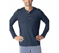 MEY Maglietta da pigiama a maniche lunghe blu | XXL