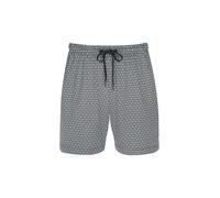 MEY Pyjamashorts ROUND GEO thunder grey blu | L