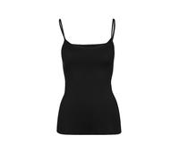 Mey 25815-3 Women's Organic Black Solid Colour Spaghetti Vest Top 44