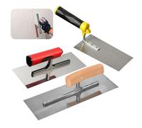 Meyagot 3pcs Cazzuola Lisciante, Frattazzo Per Stucco, Frattone In Acciaio Inox Spatola Per Intonaco Spatola Per Facciate Spatola Per Stucco Con Impugnatura Morbida, Per Intonacatura, Calcestruzzo