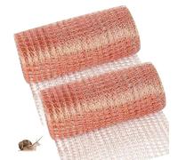 MEYAGOT Rete in Rame,2 Pezzi 6M*12.7CM Rame Insetti Controllo Rete,Rotolo in Rete di Rame,Rete Rame Anti Insetti Roditori per Giardino,Controllo del Lumaca,Casa