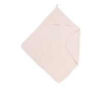 Meyco Asciugamano con cappuccio in spugna Baby Uni, asciugamano da bagno (in 100% cotone, meravigliosamente morbido, di alta qualità, assorbe l'umidità, dimensioni: 75 x 75 cm), rosa tenue