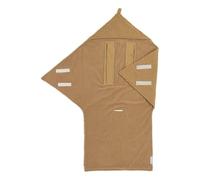Meyco Baby Bouclé swaddle blanket (coperta in poliestere, extra morbida e calda, pratica per la sdraietta, la carrozzina o il seggiolino auto), toffee