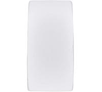 Meyco Baby Molton lenzuolo per lettino junior (lenzuolo in 100% cotone con strato inferiore in PU, impermeabile e assorbente, traspirante e confortevole, dimensioni: 70 x 140 cm), Bianco
