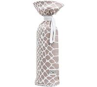 Meyco Baby Snake - Fodera per bottiglia dell'acqua calda (materiale morbido, facile da aprire e chiudere grazie alla coulisse, in 100% cotone, facile da pulire, lavabile), colore: Viola