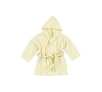 Meyco Baby Uni accappatoio in spugna (accappatoio per bambini in 100% cotone, meravigliosamente morbido, di alta qualità, assorbe l'umidità, taglia: 86/92), Giallo tenero