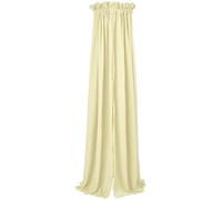 MEYCO Baby Uni canopy, baldacchino per (baldacchino in cotone e poliestere, ambiente protetto, atmosfera calda, facile da agganciare, struttura morbida, dimensioni: 30 x 155 cm), Soft Yellow