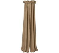 Meyco Baby Uni canopy, baldacchino per (baldacchino in cotone e poliestere, ambiente protetto, atmosfera calda, facile da agganciare, struttura morbida, lavabile, dimensioni: 55 x 240 cm), toffee