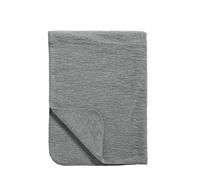 MEYCO Baby Uni coperta grande (100% cotone, extra morbida e ad asciugatura rapida, estate e inverno, Made in Germany, accessorio per bambini, 100 x 150 cm), Grigio