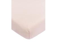 Meyco Baby Uni lenzuolo per culla (lenzuolo con qualità di morbido jersey, perfetta vestibilità grazie all'elasticità su tutto il perimetro, traspirante, dimensioni: 40 x 80/90 cm), Rosa tenue