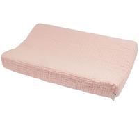Meyco Baby Uni - Rivestimento per fasciatoio in 100% cotone, prelavato, morbido, delicato sulla pelle, lavabile e adatto all'asciugatrice, dimensioni: 50 x 70 cm, colore: Rosa