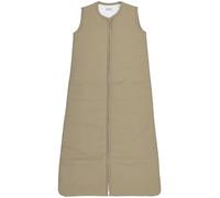 Meyco Baby Woven Uni (100% cotone, delicato sulla pelle, vestibilità sicura, cerniera lunga, estivo per, dimensioni: 90 cm), tortora