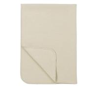MEYCO Coperta Baby Uni (100% cotone, extra morbida e ad asciugatura rapida, estate e inverno, Made in Germany, accessorio per bambini, 75 x 100 cm), sabbia