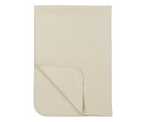 MEYCO Coperta Baby Uni grande (100% cotone, particolarmente morbida e ad asciugatura rapida, estate e inverno, Made in Germany, accessorio per bambini, 100 x 150 cm), sabbia