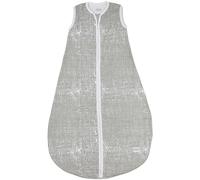 MEYCO Sacco nanna Baby Fine Lines (in 100% cotone, con zip integrale, delicato sulla pelle, resistente alle rughe, vestibilità perfetta, taglia: 110), grigio