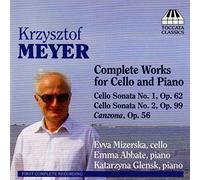Krzysztof Meyer Krzysztof Meyer: Complete Works for Cello and Piano (CD) Album