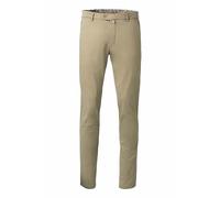 MEYER Pantaloni da Uomo Tokyo - Chino Satin in Cotone Pima Super Stretch - Taglia 28, Colore Beige