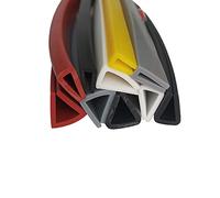 MEYINGOU Canale a U in plastica, Bordatura in plastica, Guarnizione in Gomma for Bordi Riduce efficacemente Il Rumore(Grijs,8X15mm)