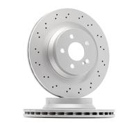 2x Meyle 015 523 0017 / Pd Disco Posteriore per Mercedes-Benz W211 S211 C219