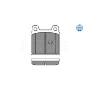 MEYLE 025 200 1115 Pastiglie freno Anteriore per