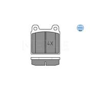 Meyle Pastiglie freno anteriore 025 200 1118 Kit per freni a disco per VW