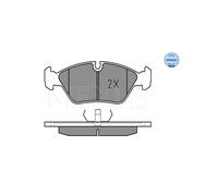 MEYLE Pastiglie freno anteriore 025 206 2919 con piastra antistridio per BMW, Porsche