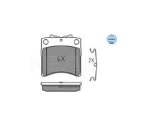 MEYLE 025 206 5217 Pastiglie freno Anteriore per