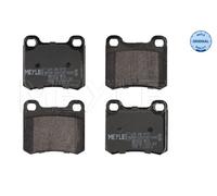 Meyle Set Pastiglia Freno, Posteriore Asse Con Anti-squeak Piastra 025 206 8713