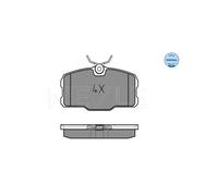 MEYLE 025 207 5118 Pastiglie freno Anteriore per