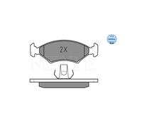 MEYLE 025 207 5318 Pastiglie freno Anteriore per