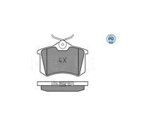 MEYLE 025 209 6115/PD Pastiglie freno Posteriore per