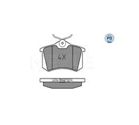 MEYLE 025 209 6117/PD Kit pastiglie freni