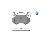 MEYLE 025 209 7311/PD Pastiglie freno Posteriore per