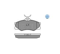 MEYLE 025 209 7919 Pastiglie freno Anteriore per
