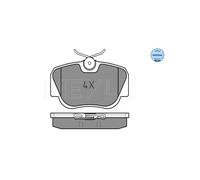 MEYLE 025 210 5517 Pastiglie freno Anteriore per