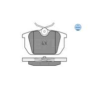 MEYLE 025 211 0314 Pastiglie freno Posteriore per