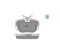 Meyle Pastiglie freno 025 211 7317 Anteriore per BMW 3 Touring