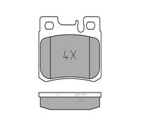 Meyle 025 211 9715 Kit pastiglie freno, Freno a disco