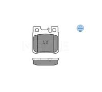 MEYLE 025 211 9715 Pastiglie freno Posteriore per