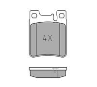 Meyle 025 213 0515 Kit pastiglie freno, Freno a disco