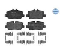 MEYLE 025 214 2117 Kit pastiglie freno, Freno a disco per BMW