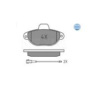 MEYLE 025 214 3616 Pastiglie freno Anteriore per
