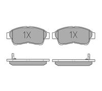 Meyle 025 216 0117/W Kit pastiglie freno, Freno a disco