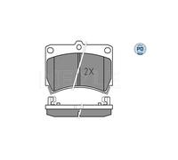 MEYLE 025 216 5415/PD Pastiglie freno Anteriore per