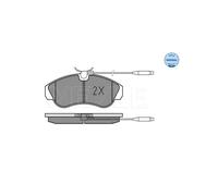 MEYLE 025 217 9919/W Pastiglie freno Anteriore per