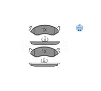 MEYLE 025 218 2217 Pastiglie freno Anteriore per