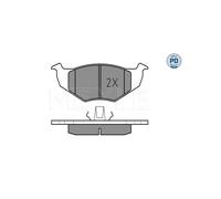 MEYLE 025 218 6619/PD Kit pastiglie freni