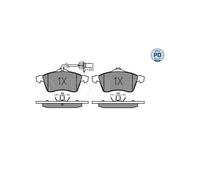 MEYLE 025 218 8519/PD Pastiglie freno Anteriore per