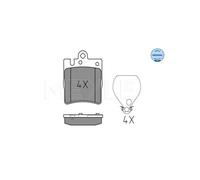 MEYLE 025 218 9915 Pastiglie freno Posteriore per A209 C209 CL203 R171 W203 W210